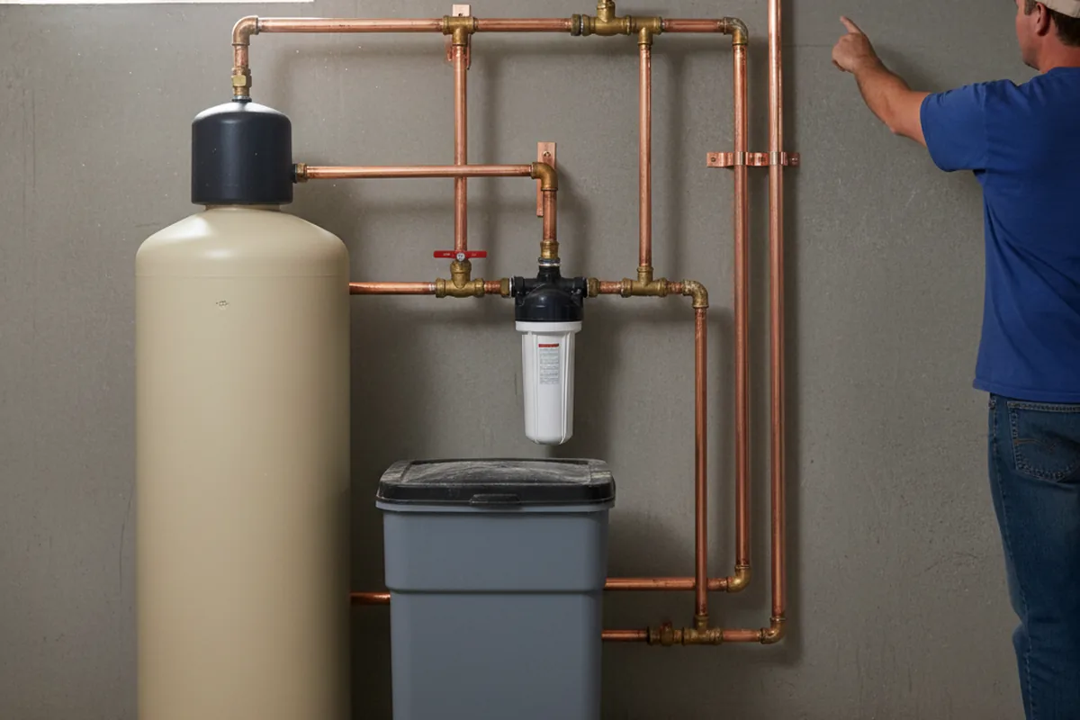 Whole-house water treatment system installed in Blue Point
